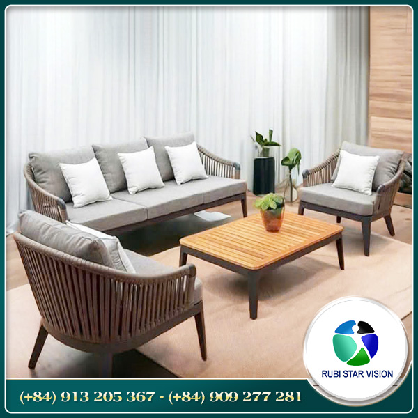 Bộ ghế sofa ngoài trời - Đồ Ngoại Thất - Công Ty TNHH Rubi Star Vision