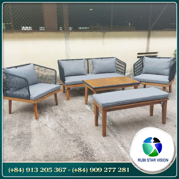 Bộ ghế sofa ngoài trời - Đồ Ngoại Thất - Công Ty TNHH Rubi Star Vision