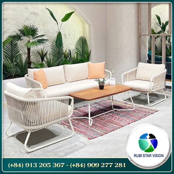 Bộ ghế sofa ngoài trời - Đồ Ngoại Thất - Công Ty TNHH Rubi Star Vision