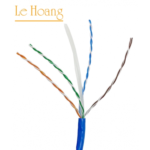 Cáp LAN CAT6 UTP 24AWG 4PRS PVC