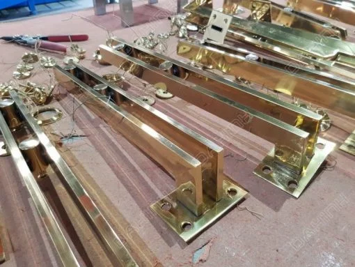 Chân trụ lan can kính inox 304