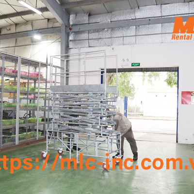 Cho thuê giàn giáo di động 6.2m - Cho Thuê Xe Nâng MLC - Công Ty TNHH MLC Rental