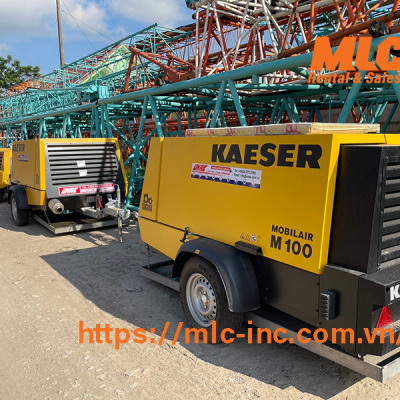 Cho thuê máy nén khí di động Kaeser M100 - Cho Thuê Xe Nâng MLC - Công Ty TNHH MLC Rental