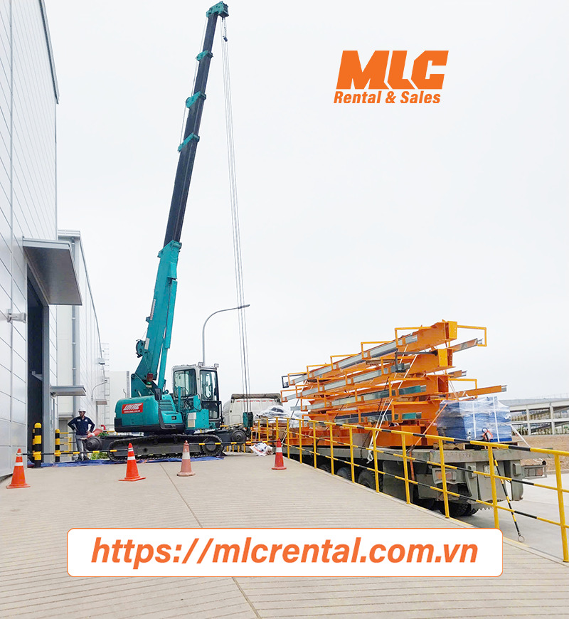 Cho thuê xe cẩu mini 4.9 tấn CK90UR - Cho Thuê Xe Nâng MLC - Công Ty TNHH MLC Rental