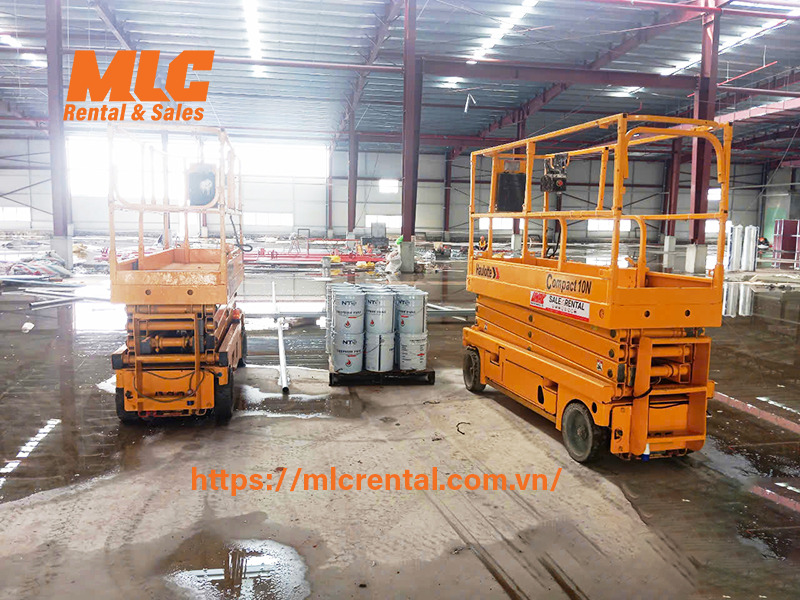 Cho thuê xe nâng người làm việc tại Thái Nguyên - Cho Thuê Xe Nâng MLC - Công Ty TNHH MLC Rental