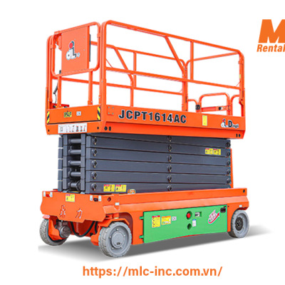 Xe nâng người cắt kéo 16m JCPT1614AC - Cho Thuê Xe Nâng MLC - Công Ty TNHH MLC Rental