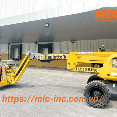 Cho thuê xe nâng người Z boom 18m Haulotte HA18SPX - Cho Thuê Xe Nâng MLC - Công Ty TNHH MLC Rental