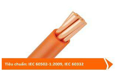 Cáp chậm bắt lửa, 1 lõi, cách điện FR-PVC - Cáp Chống Cháy An Toàn - Công Ty TNHH An Toàn