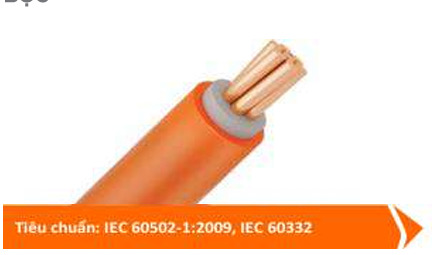 Cáp chậm bắt lửa, 1 lõi, cách điện XLPE - Cáp Chống Cháy An Toàn - Công Ty TNHH An Toàn