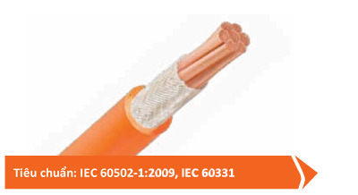 Cáp chống cháy 1 lõi, cách điện FR-PVC - Cáp Chống Cháy An Toàn - Công Ty TNHH An Toàn