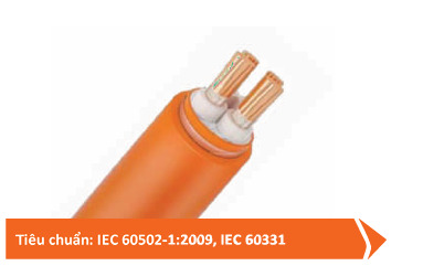 Cáp chống cháy 2-3-4 lõi cách điện XLPE - Cáp Chống Cháy An Toàn - Công Ty TNHH An Toàn