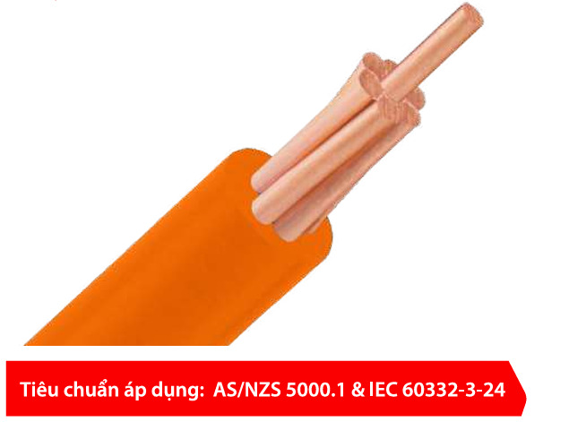Dây đồng bọc cách điện FPR-PVC chậm cháy - Cáp Chống Cháy An Toàn - Công Ty TNHH An Toàn