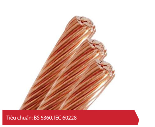 Dây đồng trần mềm xoắn - Cáp Chống Cháy An Toàn - Công Ty TNHH An Toàn