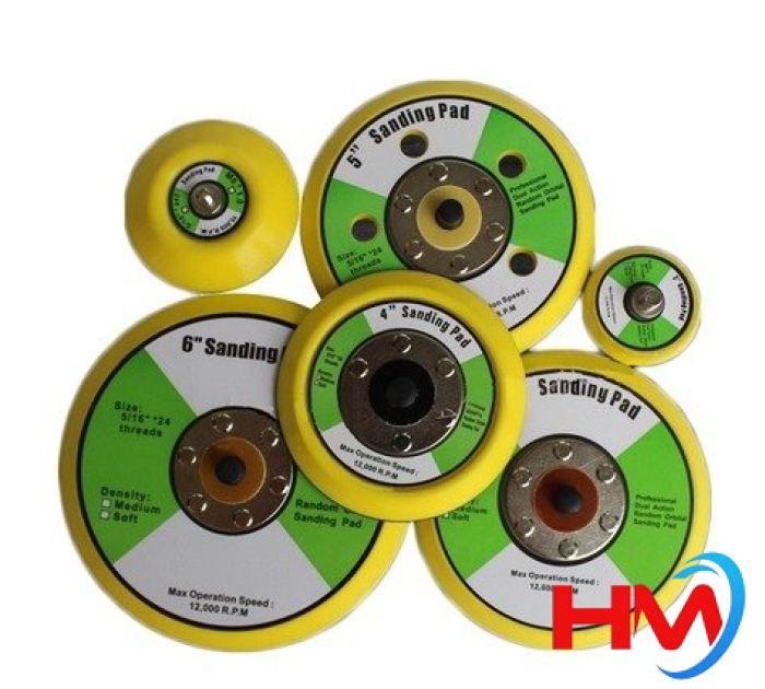 Đế chà nhám hơi sanding pad - Đinh Công Nghiệp Hòa Mỹ - Công Ty TNHH Thương Mại Ngũ Kim Hòa Mỹ