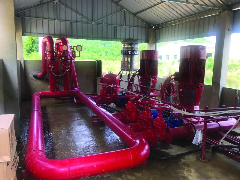 Bể hút hệ thống bơm cấp nước