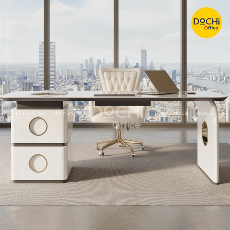 Bàn giám đốc - Dochi Office - Nhà Máy Thiết Kế, Sản Xuất, Thi Công Nội Thất Văn Phòng - Công Ty TNHH Dochi Home
