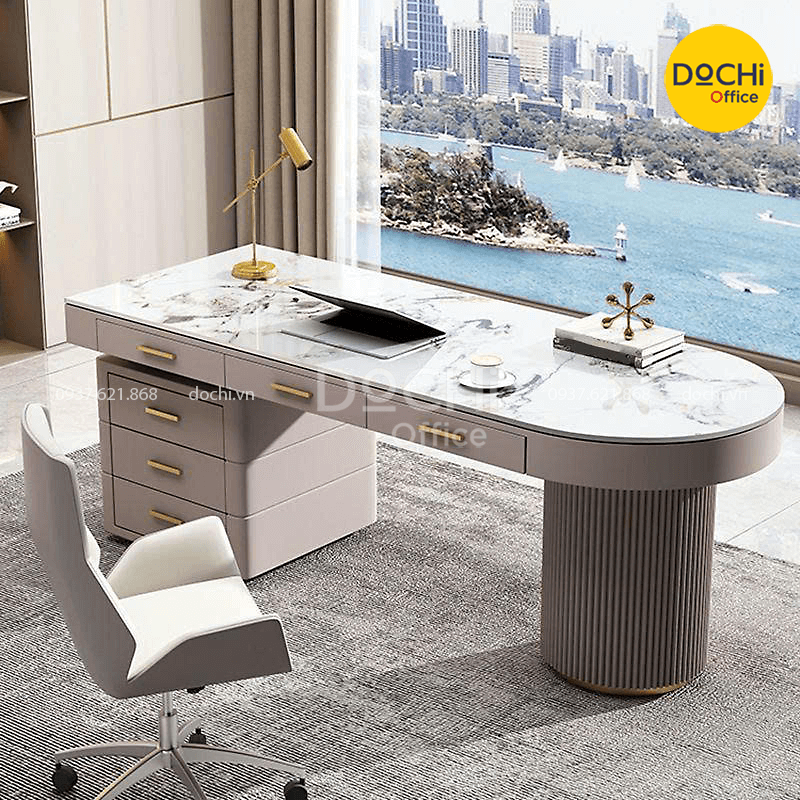 Bàn giám đốc - Dochi Office - Nhà Máy Thiết Kế, Sản Xuất, Thi Công Nội Thất Văn Phòng - Công Ty TNHH Dochi Home