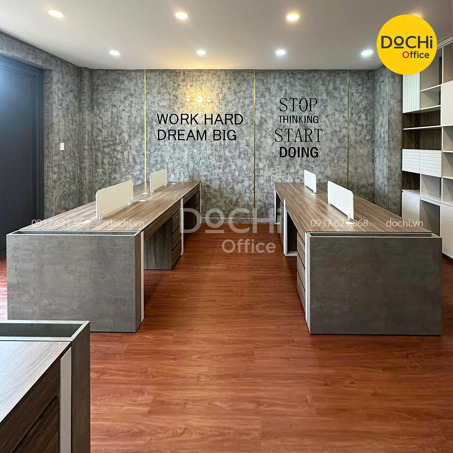Thi công nội thất văn phòng - Dochi Office - Nhà Máy Thiết Kế, Sản Xuất, Thi Công Nội Thất Văn Phòng - Công Ty TNHH Dochi Home