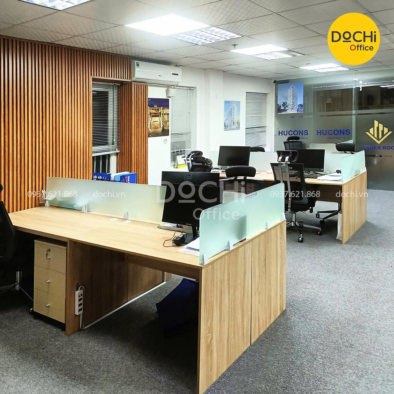 Thi công nội thất văn phòng - Dochi Office - Nhà Máy Thiết Kế, Sản Xuất, Thi Công Nội Thất Văn Phòng - Công Ty TNHH Dochi Home