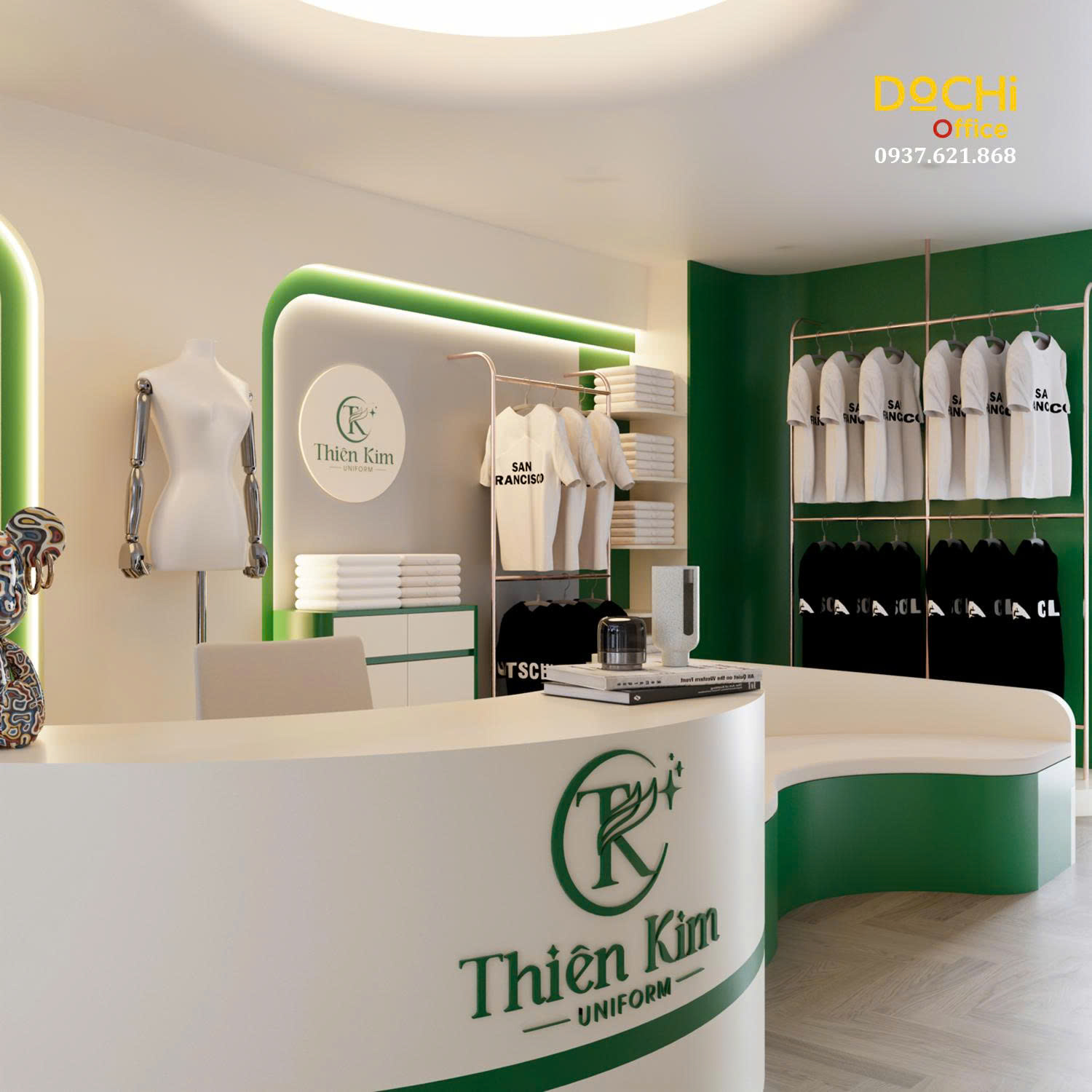 Thiết kế nội thất văn phòng - Dochi Office - Nhà Máy Thiết Kế, Sản Xuất, Thi Công Nội Thất Văn Phòng - Công Ty TNHH Dochi Home