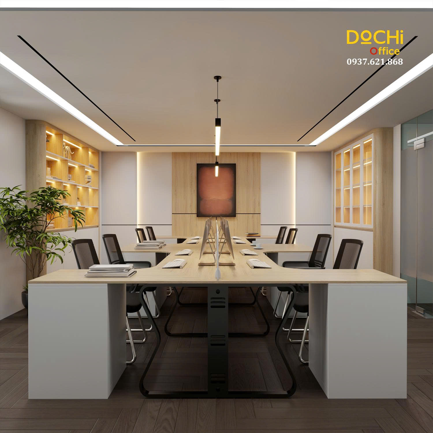 Thiết kế nội thất văn phòng - Dochi Office - Nhà Máy Thiết Kế, Sản Xuất, Thi Công Nội Thất Văn Phòng - Công Ty TNHH Dochi Home