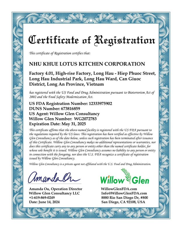 Chứng nhận chất lượng