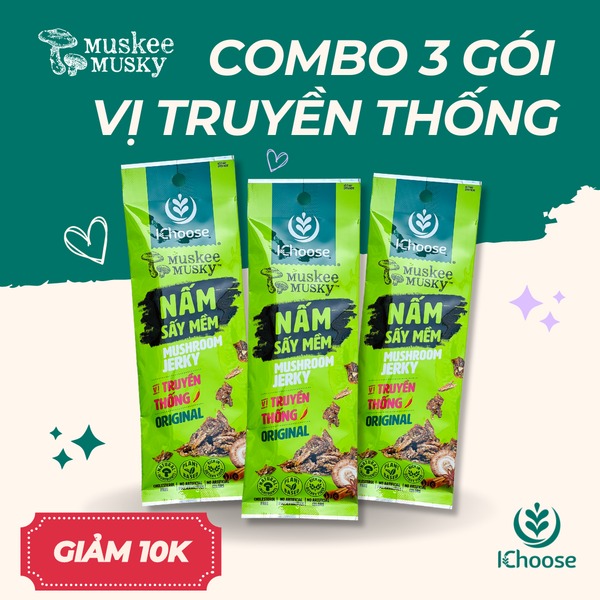 Combo 3 gói vị Truyền thống Miếng 25g