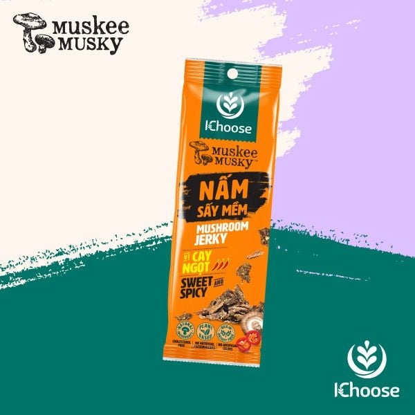 Nấm Sấy Mềm vị Cay Ngọt miếng 25g