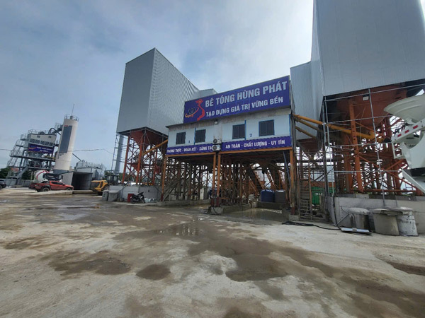Hình ảnh thi công thực tế và trạm trộn