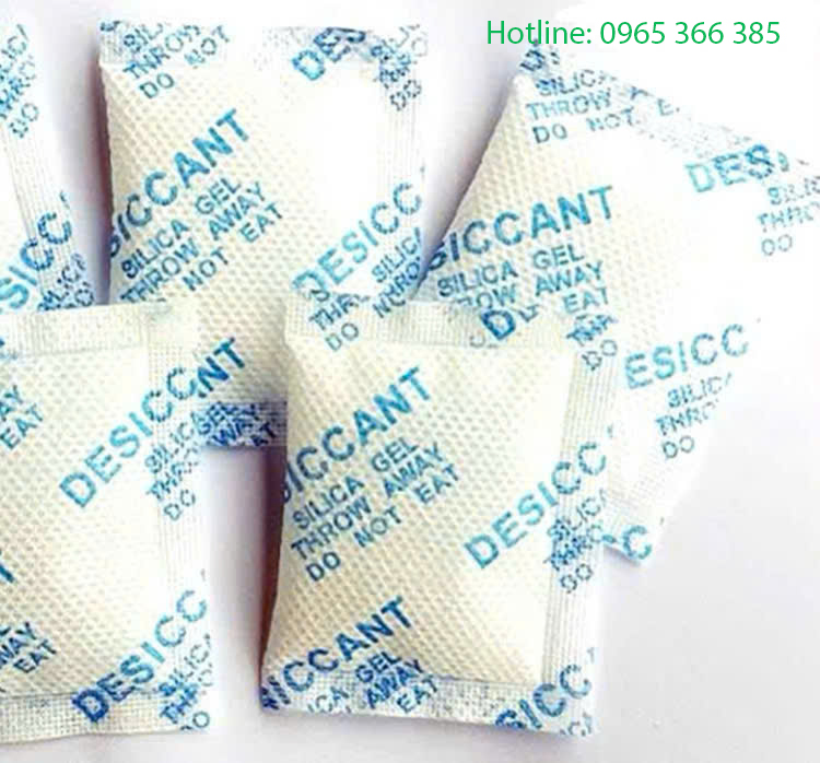 Gói 2g Silicagel, vải dệt xanh - Túi Hút ẩm Đông Dương Xanh  - Công Ty TNHH Đầu Tư Và Phát Triển Đông Dương Xanh