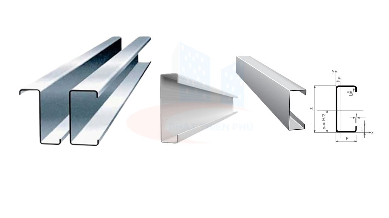 Xà gồ C mạ kẽm - Thép Phát Thiên Phú - Công Ty TNHH Đầu Tư Thương Mại Dịch Vụ Phát Thiên Phú