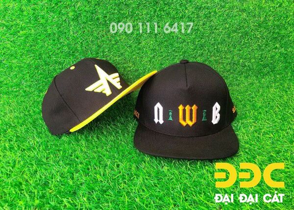 Nón snapback thêu 2D