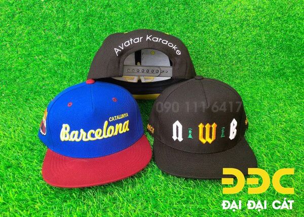 Nón snapback thêu 3D