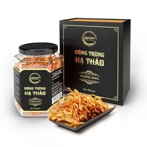 Hũ Thủy Tinh Đông Trùng Hạ Thảo Cao Cấp