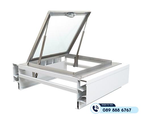 Giếng trời thông minh kết hợp nắp thăm trần