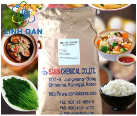Chất điều vị Amino Acid DL Alanine - C3H7NO2