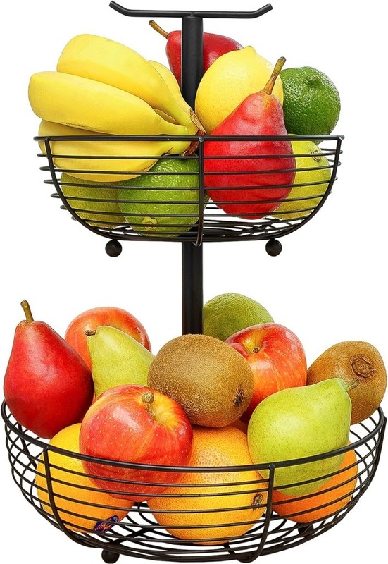 Giá đựng trái cây 2 tầng lưới kim loại - Gia Công MiCa Dòng Chảy Việt Nam - Công Ty TNHH Dòng Chảy Việt Nam