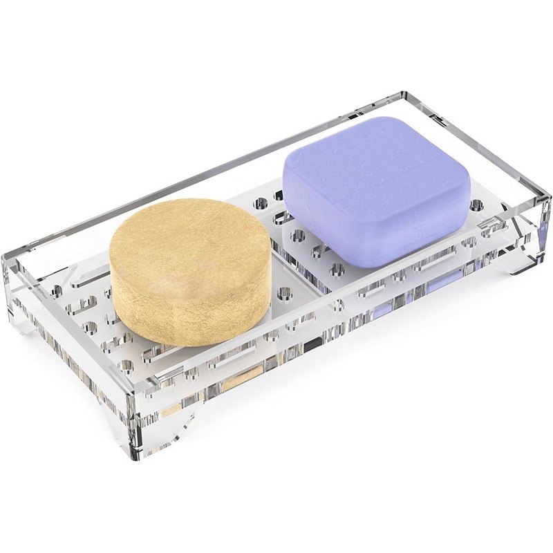 Đĩa để xà phòng Acrylic có khe thoát nước - Gia Công MiCa Dòng Chảy Việt Nam - Công Ty TNHH Dòng Chảy Việt Nam