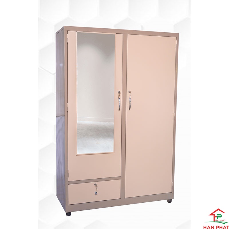 Tủ sắt 1m2 - Tủ quần áo 1 hộc