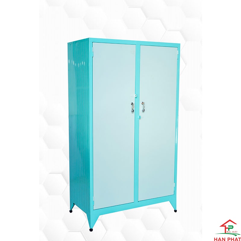 Tủ sắt 1m6 - Tủ quần áo kiếng trong