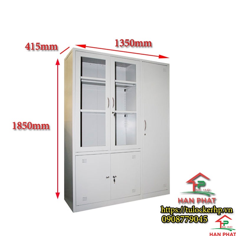 Tủ sắt văn phòng 5 cánh