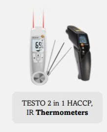 TESTO 2 in 1 HACCP, IR Thermometers
