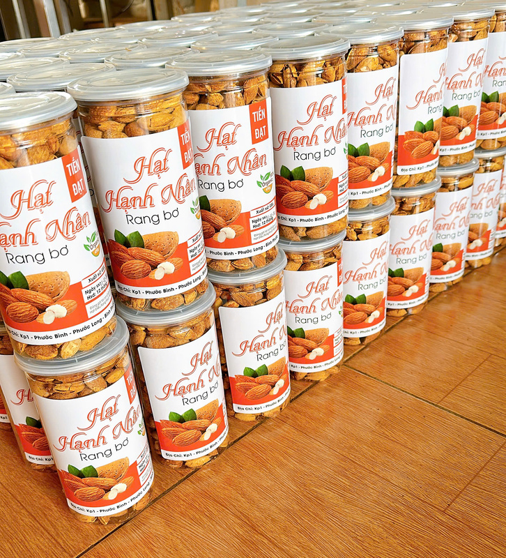 Hạt hạnh nhân rang bơ