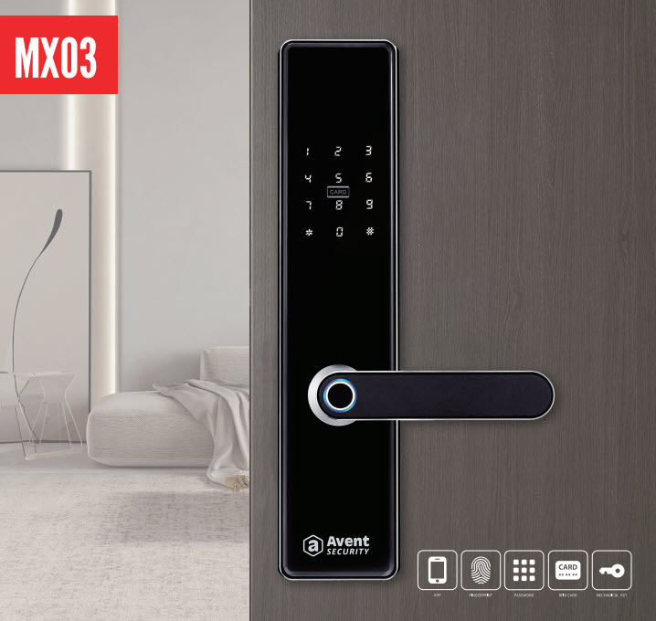 Khóa cửa điện tử Avent MX03 - Khóa Điện Tử MegaX - Công Ty TNHH Vận Tải Toàn Cầu MegaX