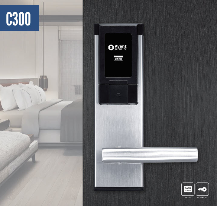 Khóa vân tay cửa gỗ Avent C300 - Khóa Điện Tử MegaX - Công Ty TNHH Vận Tải Toàn Cầu MegaX