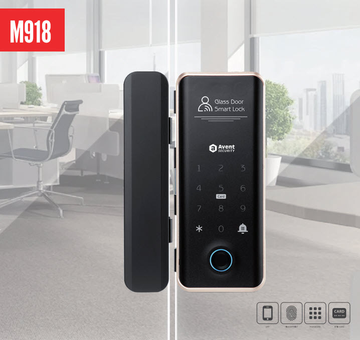 Khóa vân tay cửa gỗ Avent M918 - Khóa Điện Tử MegaX - Công Ty TNHH Vận Tải Toàn Cầu MegaX