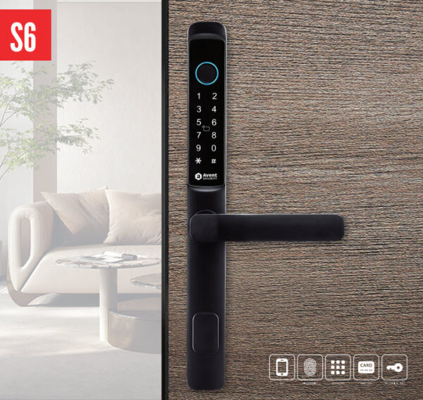 Khóa vân tay cửa gỗ Avent S6 - Khóa Điện Tử MegaX - Công Ty TNHH Vận Tải Toàn Cầu MegaX