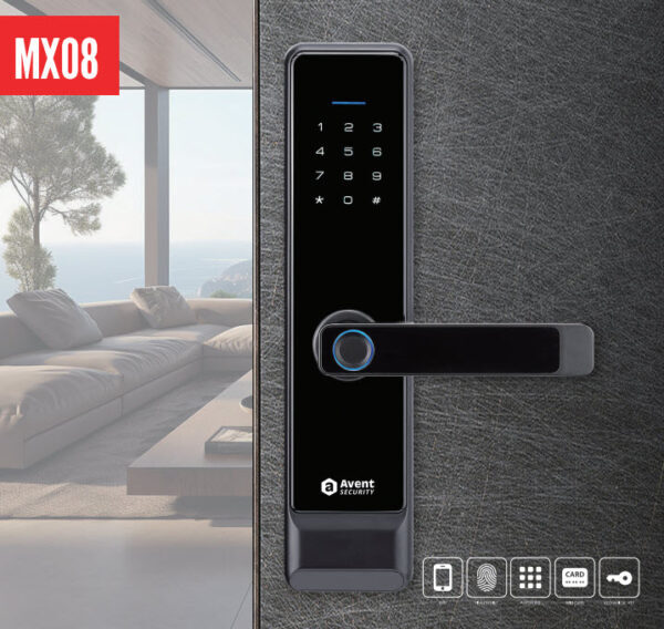 Khóa vân tay cửa nhôm Avent MX08 - Khóa Điện Tử MegaX - Công Ty TNHH Vận Tải Toàn Cầu MegaX