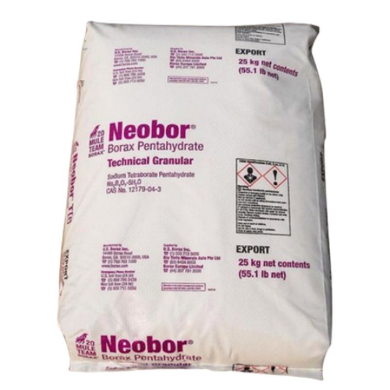 Na2B4O7.5H2O - Borax tím