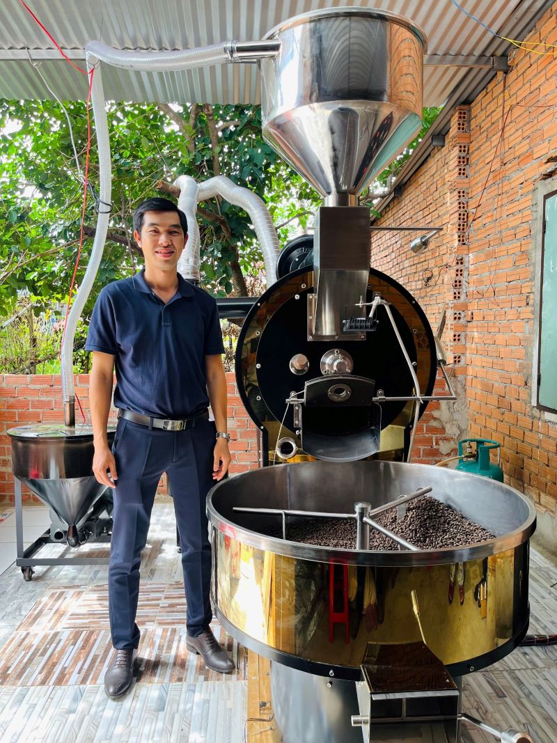 Bàn giao máy rang cà phê 30kg cho chương trình khuyến công tỉnh BRVT (Cũ)